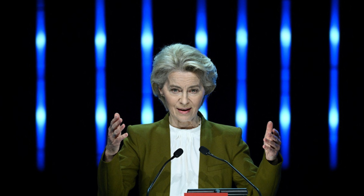 Ursula von der Leyen, presidenta de la Comisión Europea. Foto: Reuters.