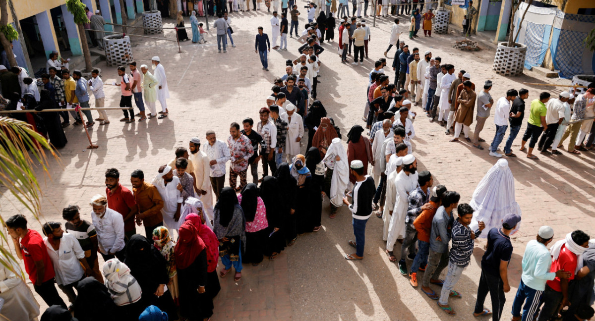 Elecciones en la India. Foto: Reuters.