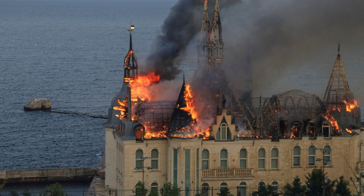 Ataque ruso a Odesa. Foto: Reuters.