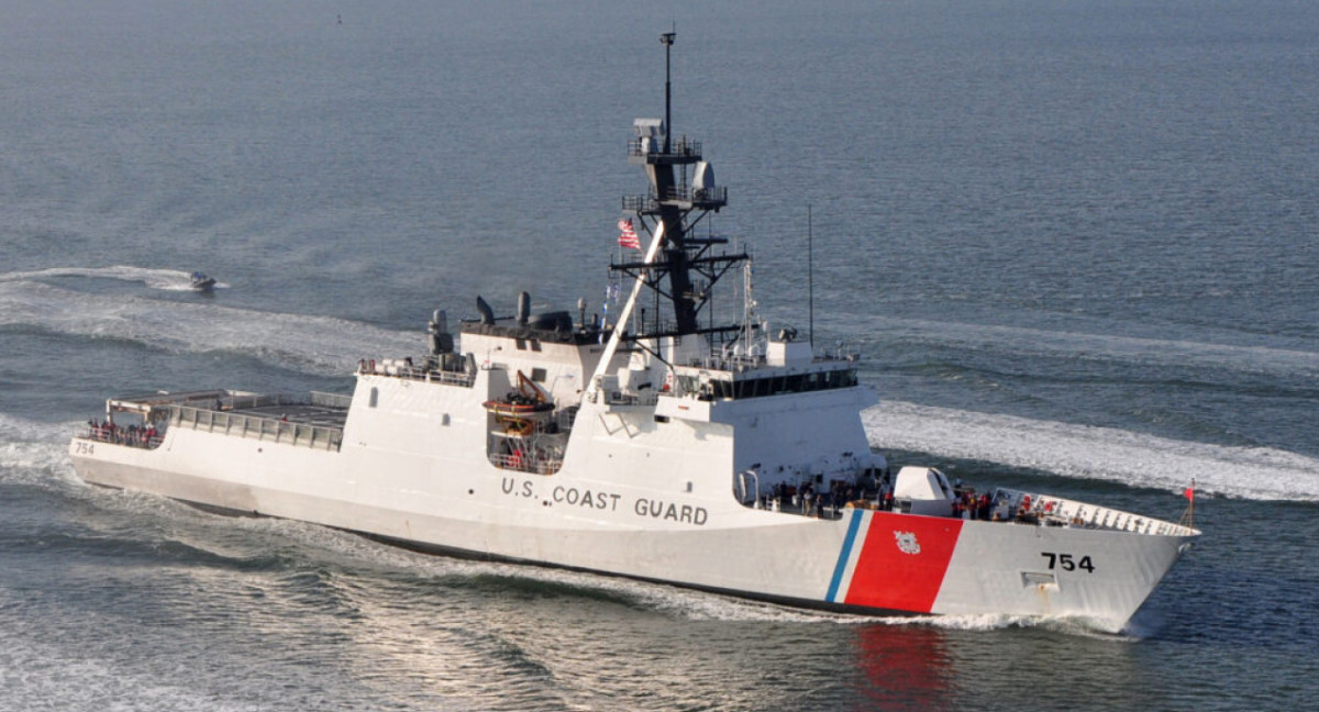 Buque Cutter James. Foto: Embajada de Estados Unidos en Argentina.