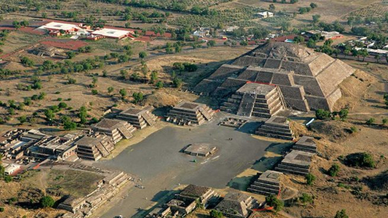 Ruinas de Teotihuacán. Foto X.