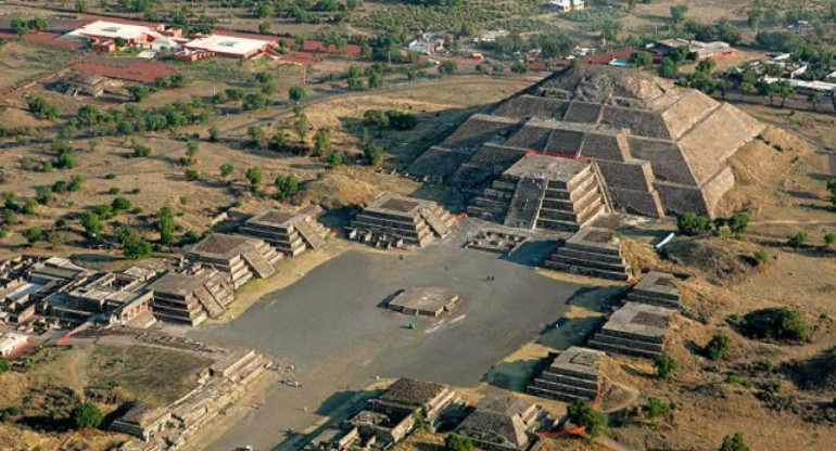 Ruinas de Teotihuacán. Foto X.