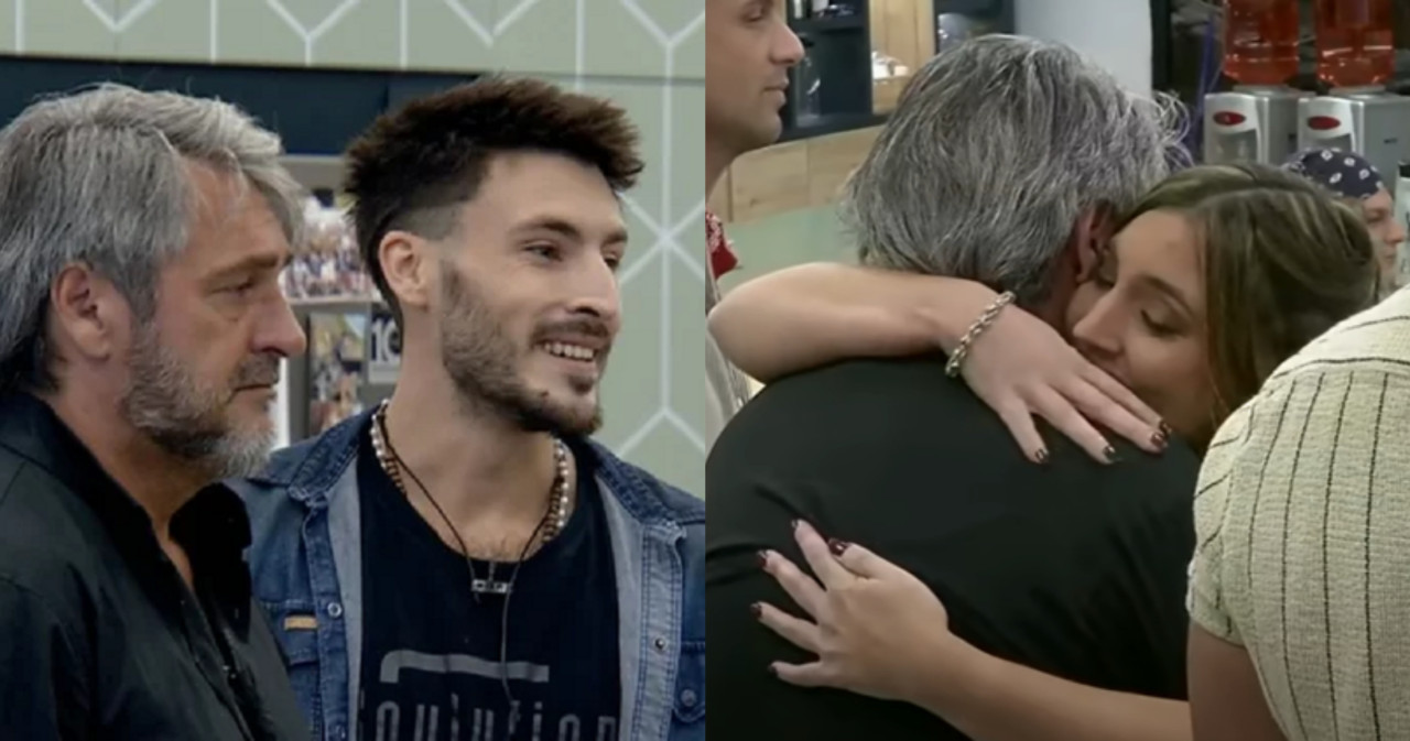 Los hijos de Darío en el "Congelados" de Gran Hermano. Foto: captura Telefe.