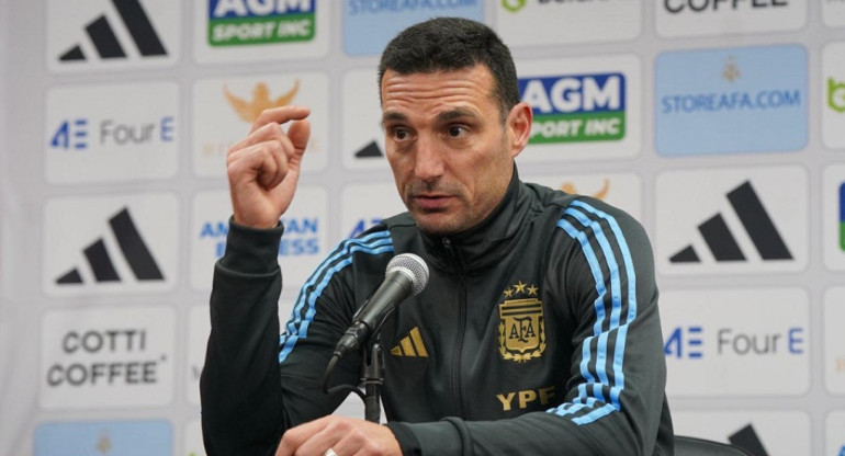 Lionel Scaloni; Selección Argentina. Foto: NA.