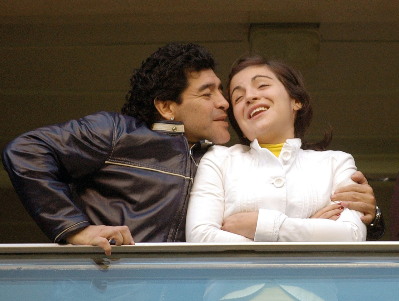 Diego y Dalma Maradona. Foto: NA.