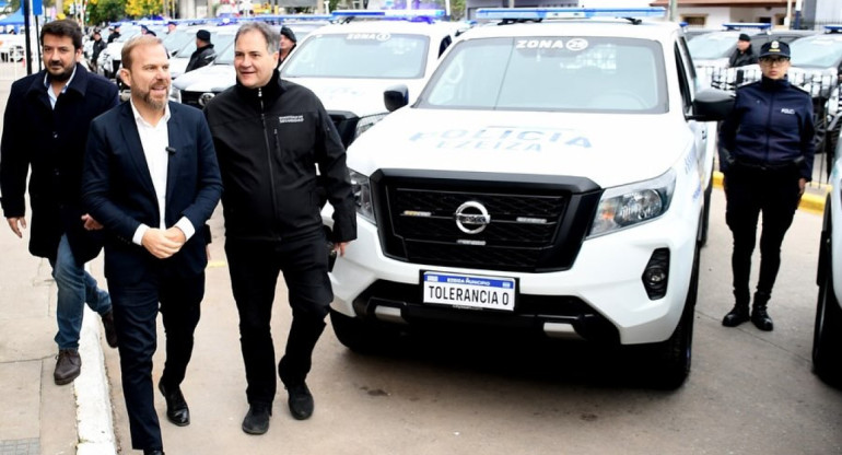 Gastón Granados encabezó el lanzamiento del Plan de Tolerancia Cero al Delito en Ezeiza.