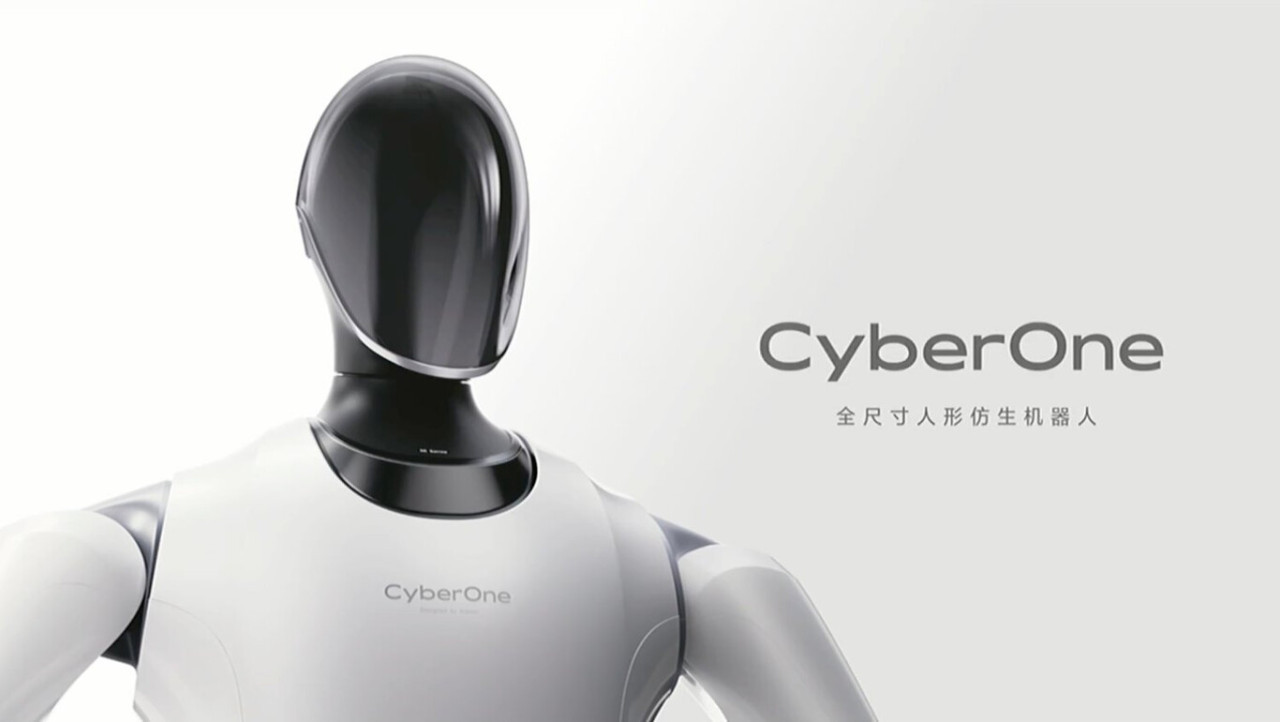 El robot CyberOne de Xiaomi. Foto: Xiaomi.