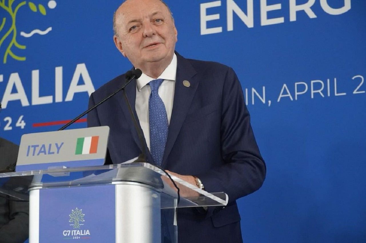 Gilberto Pichetto, ministro de Medio Ambiente y Seguridad Energética de Italia. Foto: Instagram @gilbertopichetto