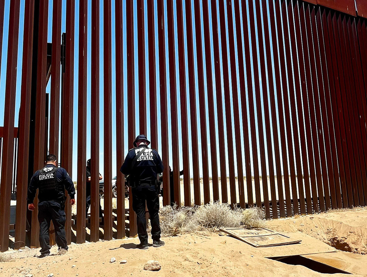 Descubren un túnel narco en la frontera México-EEUU. Foto: EFE