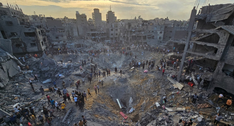 Destrucción en Gaza. Foto: Reuters.