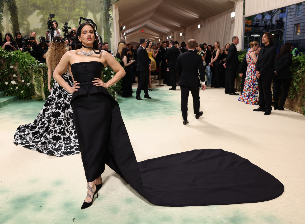 Rosalía Met Gala. Foto: Reuters.