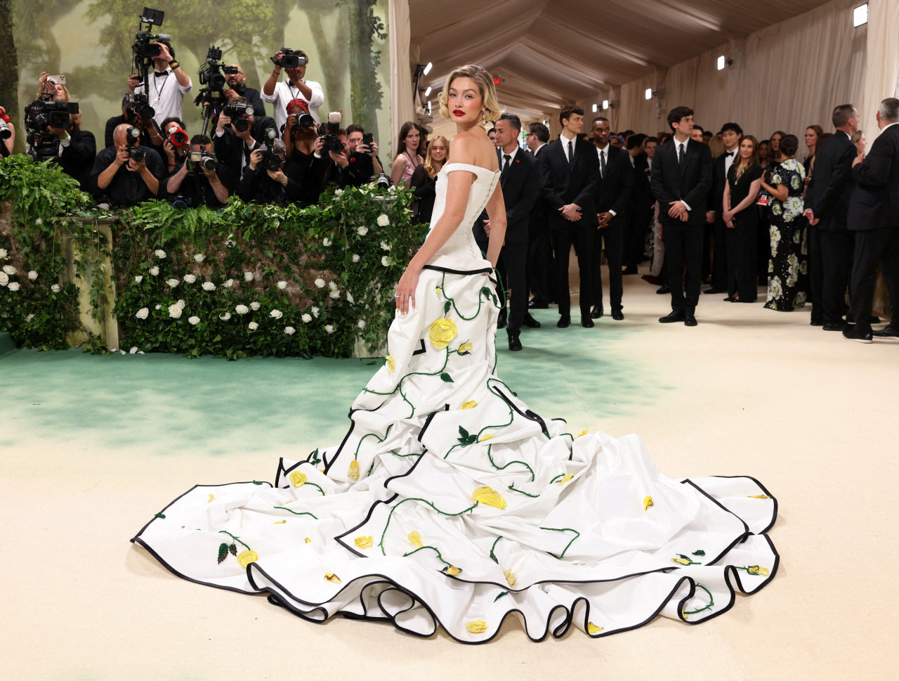 Gigi Hadid Met Gala. Foto: Reuters.