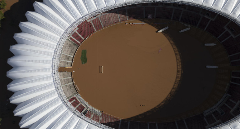 Inundaciones en Brasil. Foto: EFE