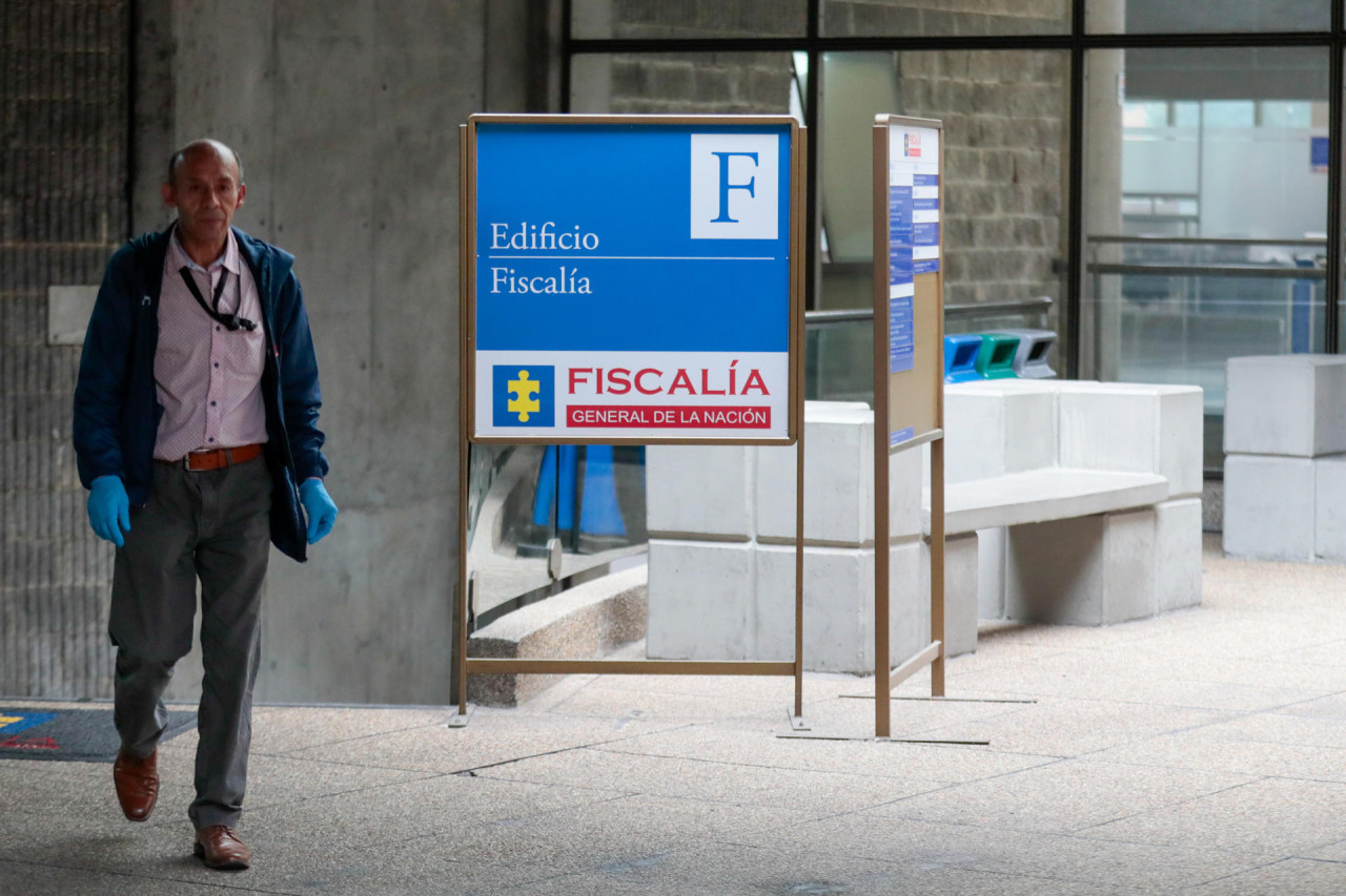 El edificio de la Fiscalía de Colombia donde se presentó a declarar Olmedo López. Foto: EFE