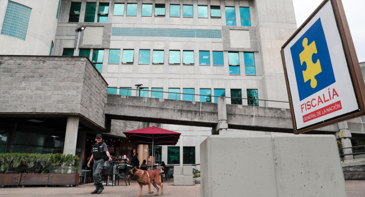 El edificio de la Fiscalía de Colombia donde se presentó a declarar Olmedo López. Foto: EFE