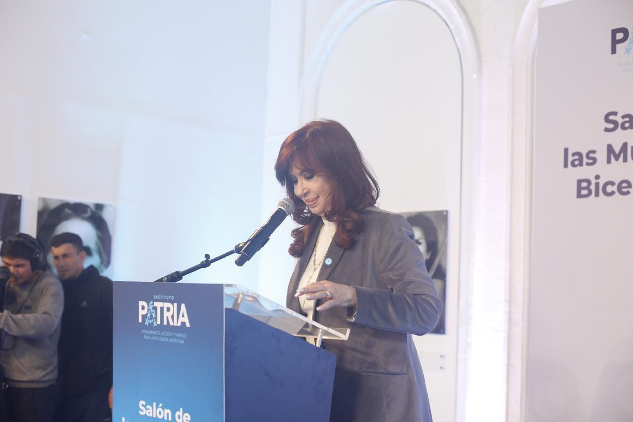 Cristina Kirchner, en el Instituto Patria