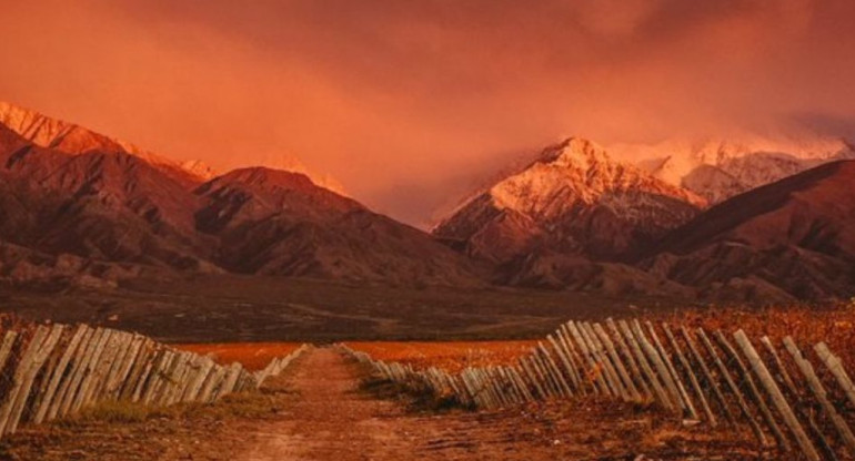 Los Chacayes, Mendoza. Foto: X