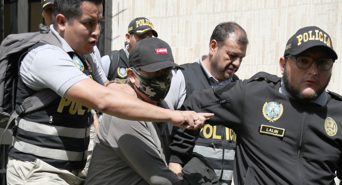 Detención de Nicanor Boluarte, Perú. Foto: EFE