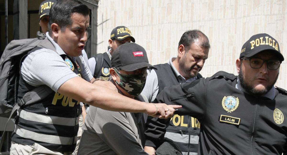 Detención de Nicanor Boluarte, Perú. Foto: EFE