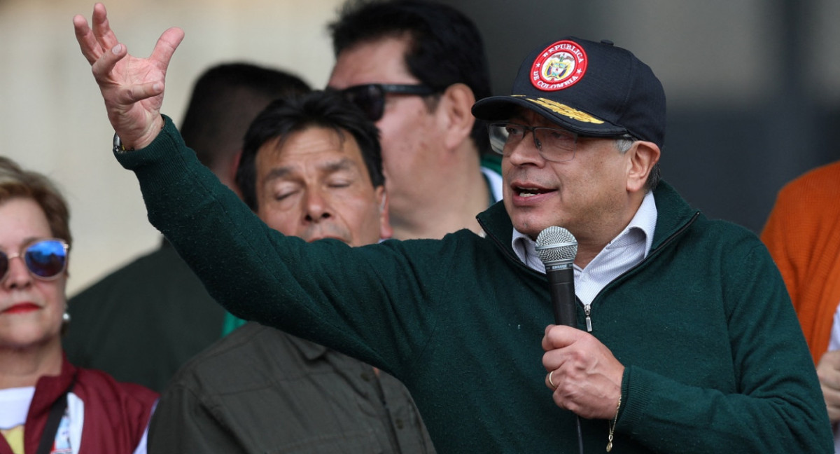 Gustavo Petro, presidente de Colombia. Foto: Reuters