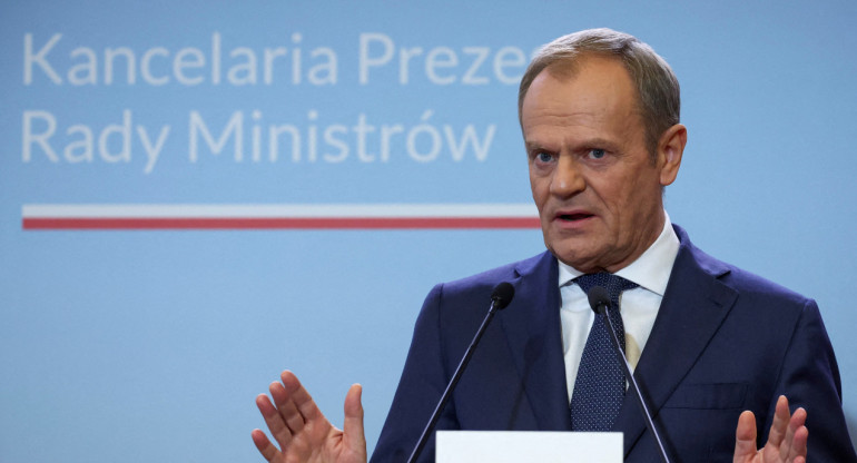 Donald Tusk, primer ministro de Polonia. Foto: REUTERS.