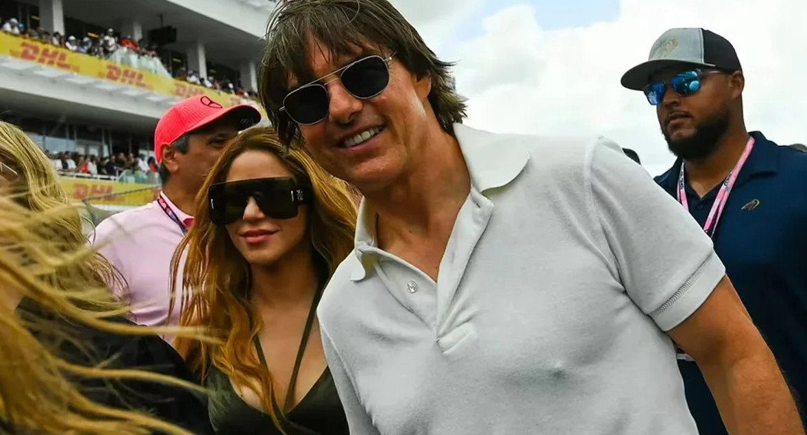 Shakira y Tom Cruise. Foto: NA