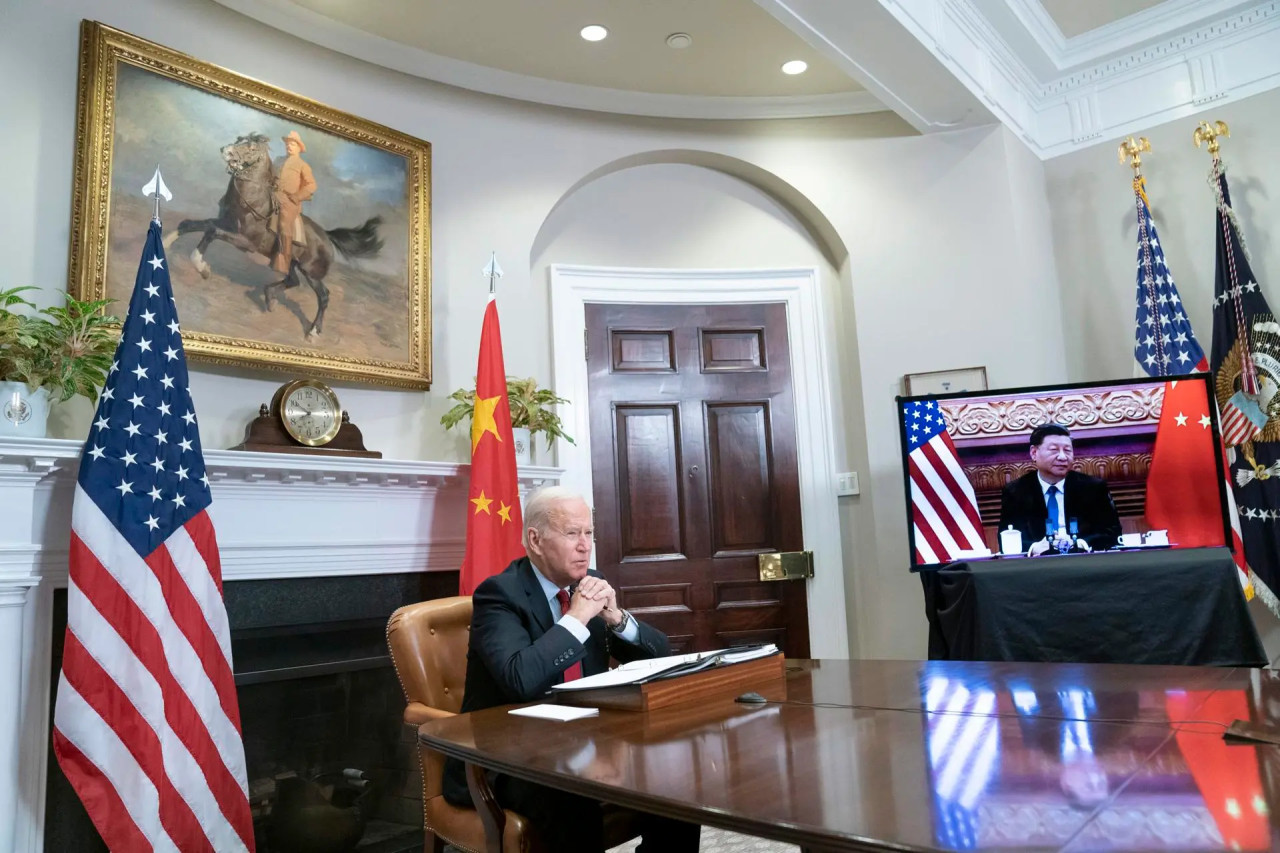 Biden y Xi Jinping, EEUU y China. Foto: EFE