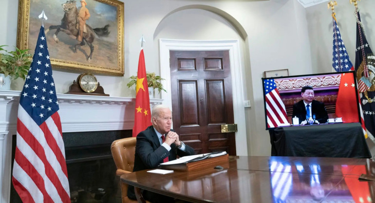 Biden y Xi Jinping, EEUU y China. Foto: EFE