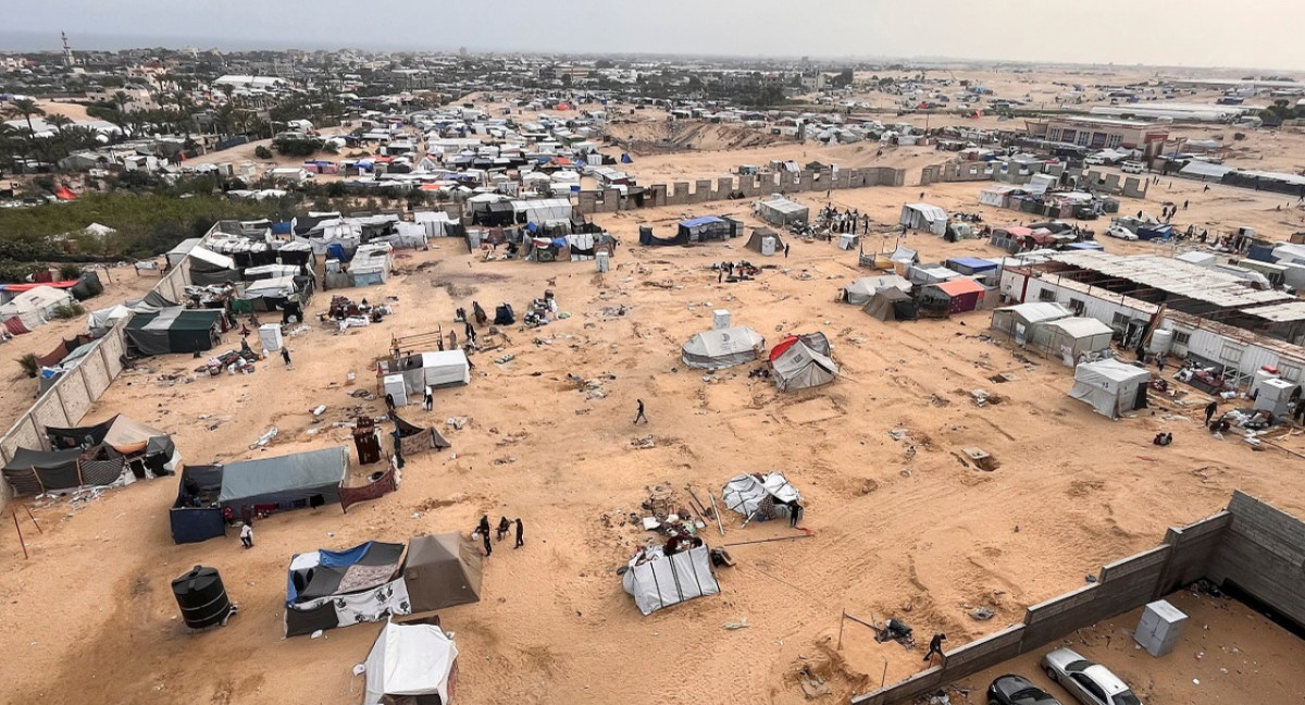 Cruce fronterizo de Rafah. Foto: Reuters.