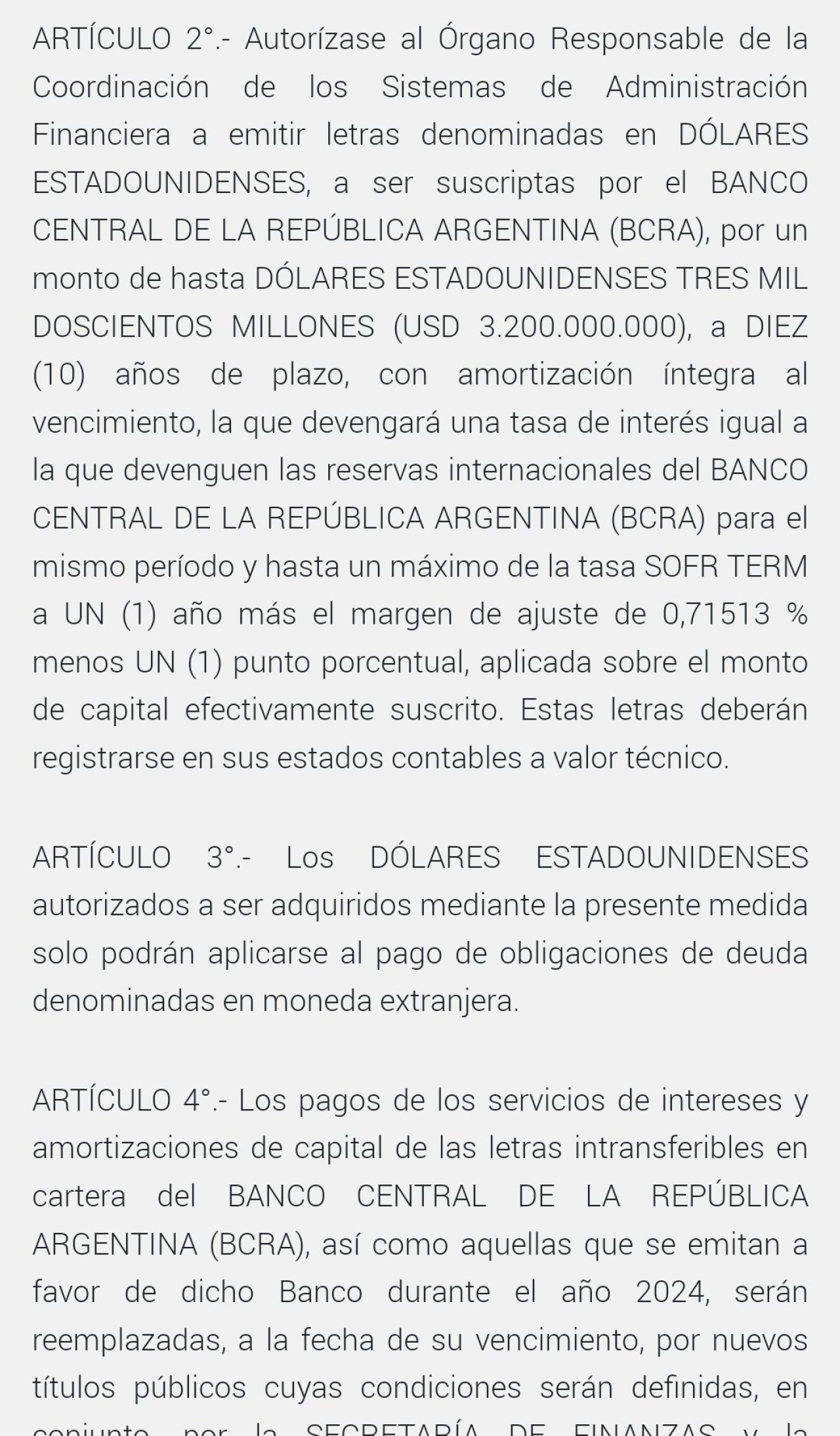 Así lo explica el Boletín Oficial.