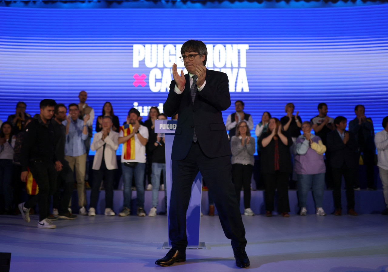 Carles Puigdemont, elecciones en Cataluña. Foto: Reuters.