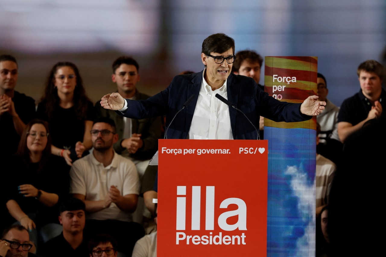 Salvador Illa, Partido Socialista de Cataluña. Foto: Reuters