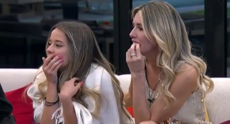 Zoe junto a su mamá Aixa en Gran Hermano. Foto: captura Telefe.