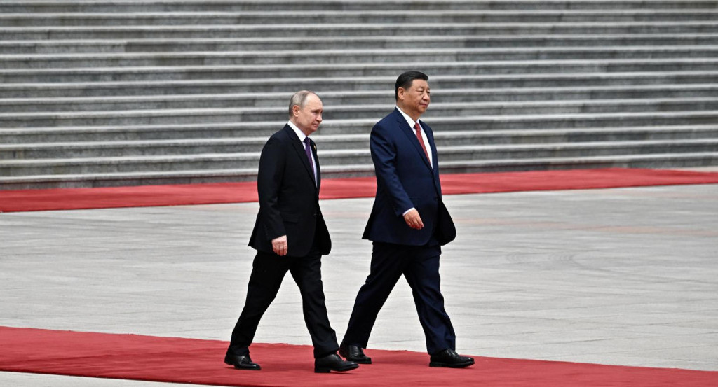 Vladimir Putin y Xi Jinping. Foto: EFE.