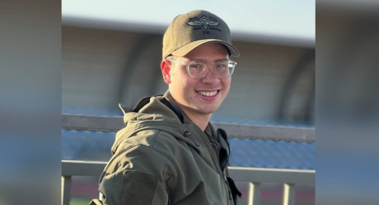 Ilán Cohen, el joven argentino que combatía en el Ejército israelí en la Franja de Gaza. Foto: Instagram / @daiaargentina.