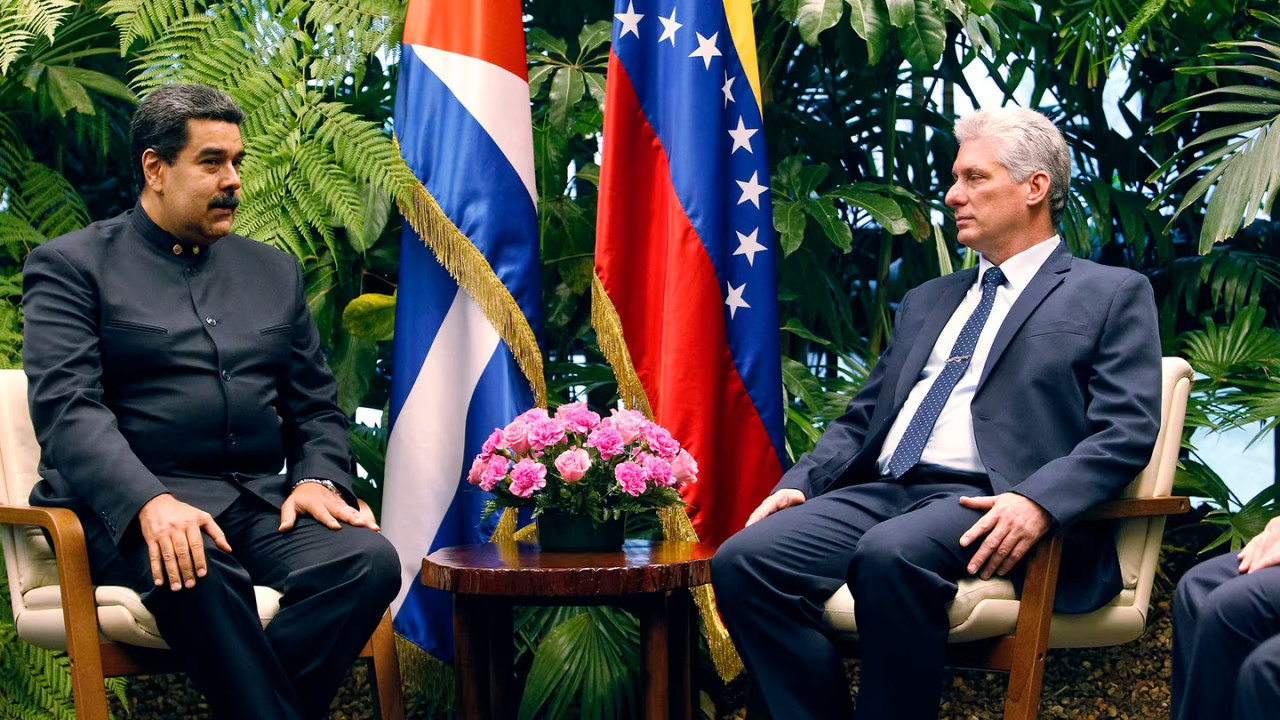 Nicolás Maduro y Díaz-Canel, Cuba y Venezuela. Foto: EFE