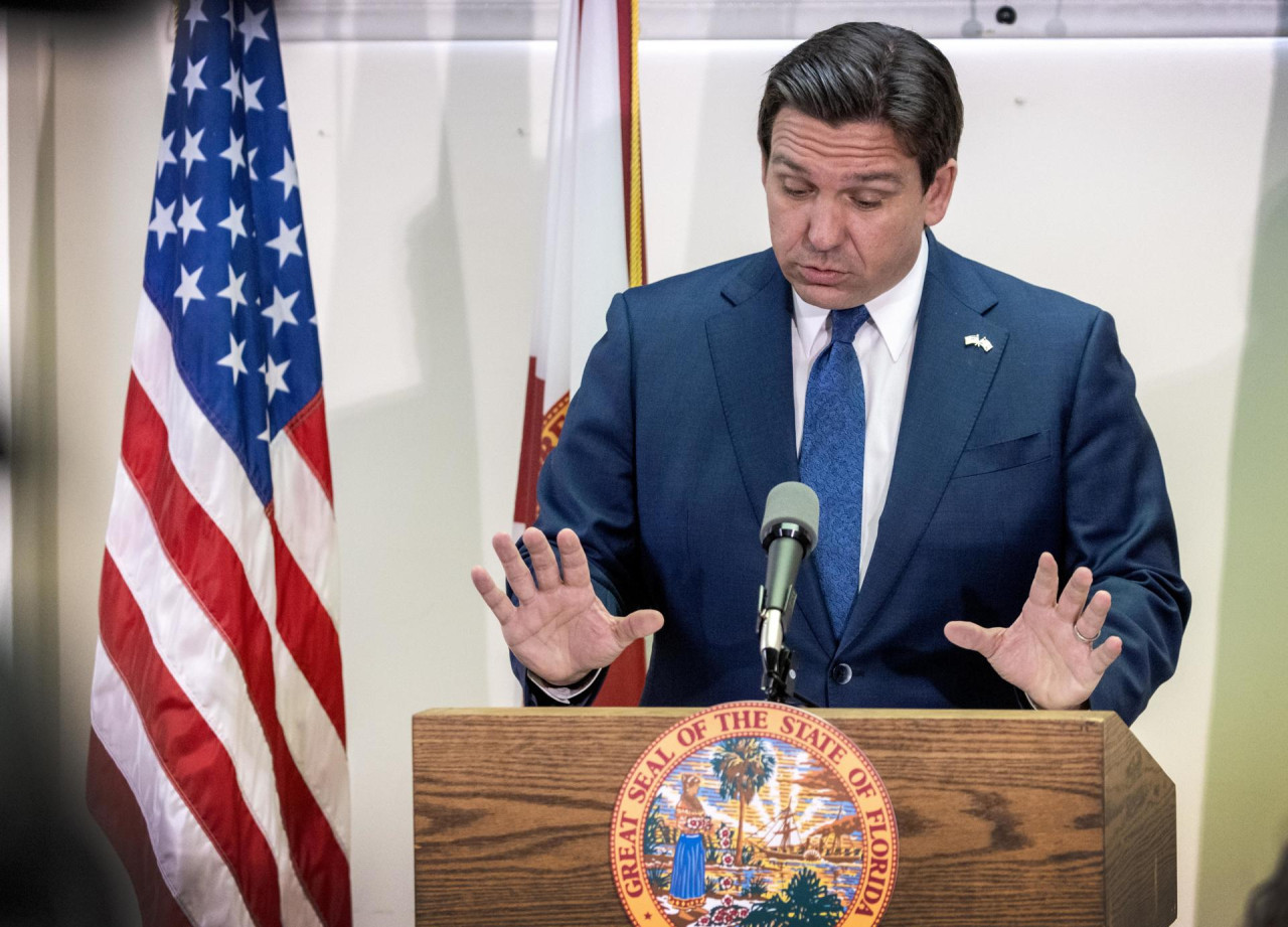 DeSantis, gobernador de Florida. Foto: EFE