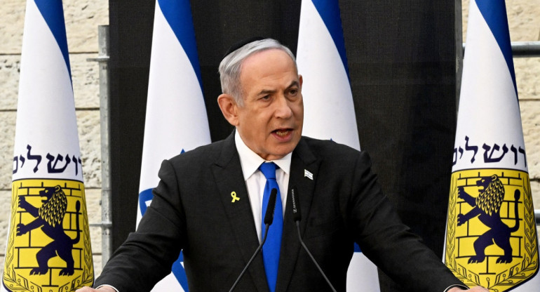 Benjamín Netanyahu, primer ministro de Israel. Foto: Reuters.