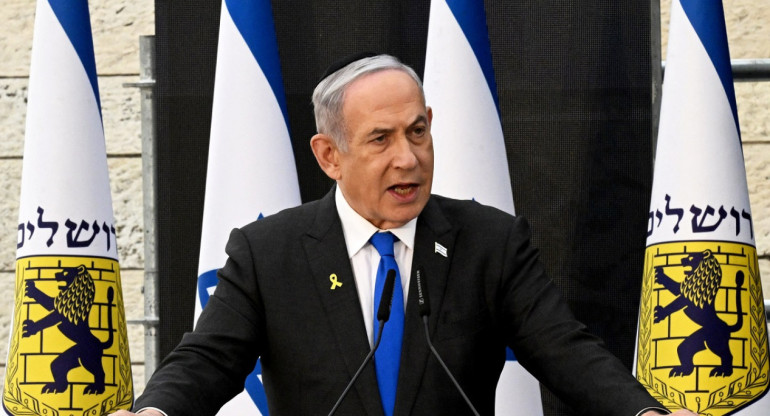 Benjamín Netanyahu, primer ministro de Israel. Foto: Reuters.