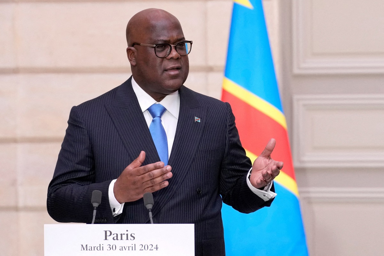 Félix Tshisekedi, presidente del Congo. Foto: Reuters.