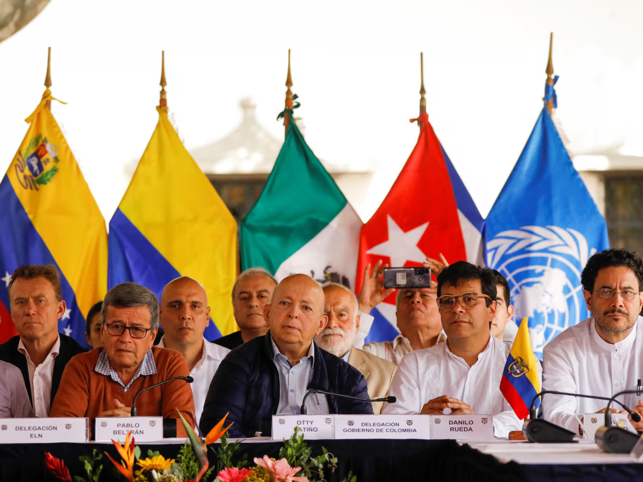 Ronda de diálogo entre Gobierno colombiano y ELN. Foto: Reuters