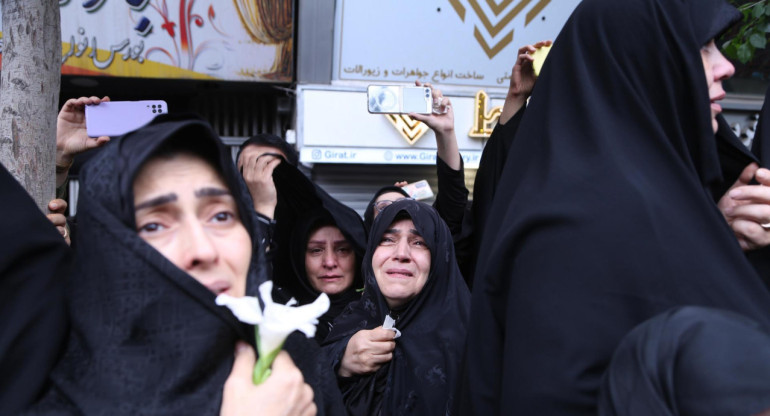 Funeral de Ebrahim Raisí en Irán. Foto: EFE.