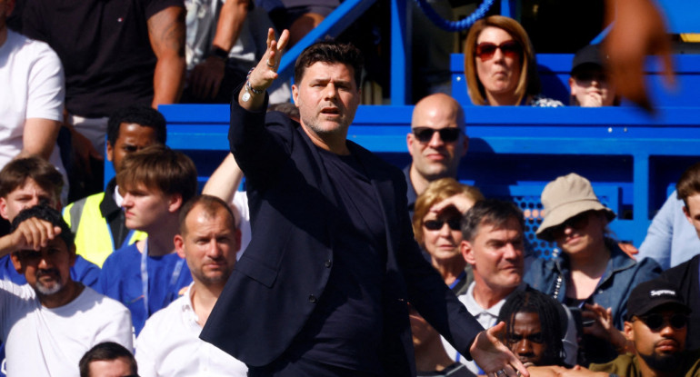 Mauricio Pochettino en Chelsea. Foto: REUTERS.