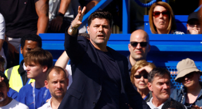 Mauricio Pochettino en Chelsea. Foto: REUTERS.