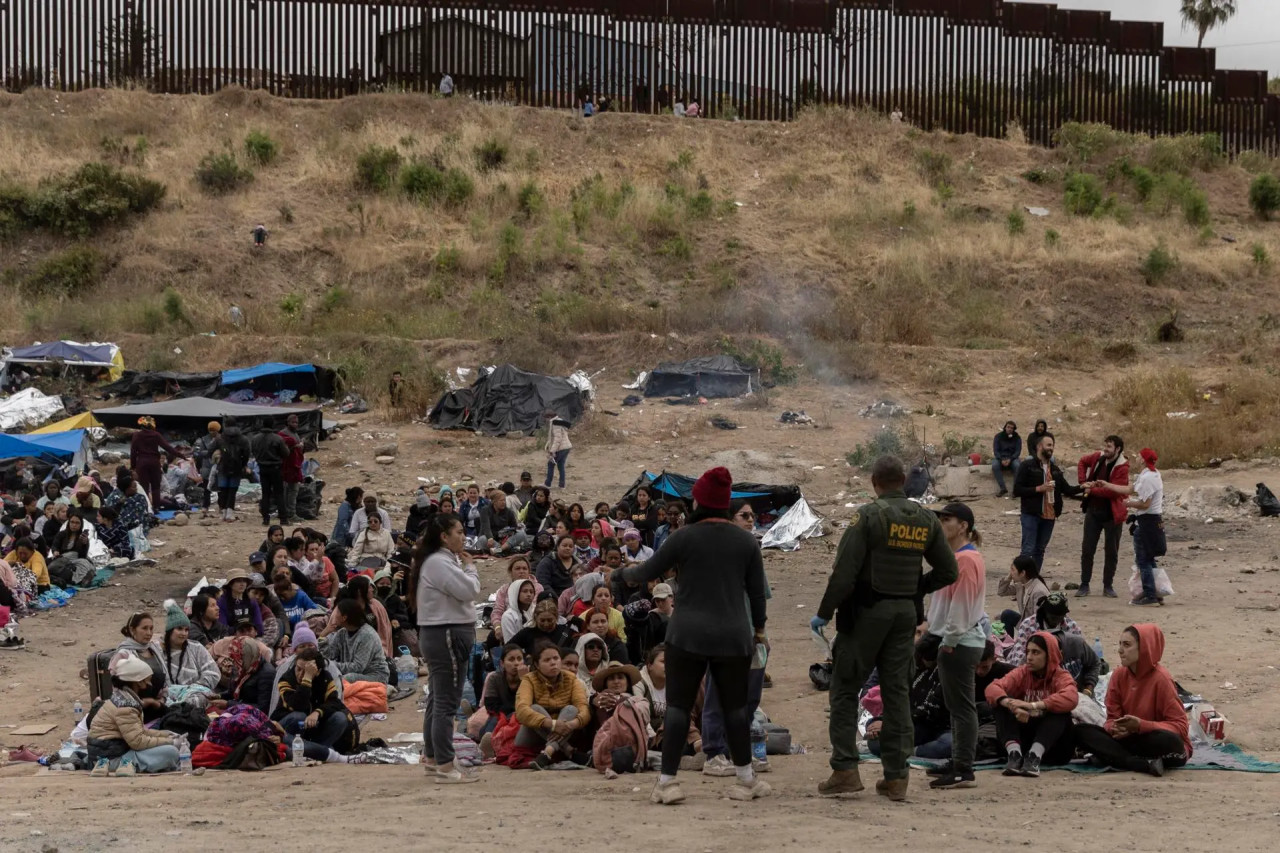 Migración ilegal en EEUU. Foto: EFE