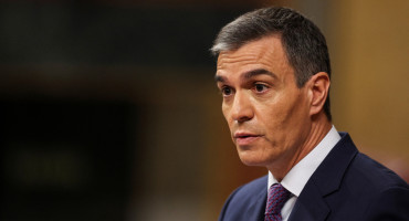 Pedro Sánchez ante el Congreso español. Foto: REUTERS.