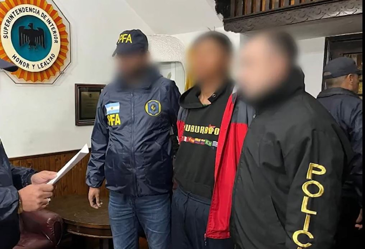 Ecuatoriano del clan "Fito" Macías expulsados de Argentina. Foto: PFA.