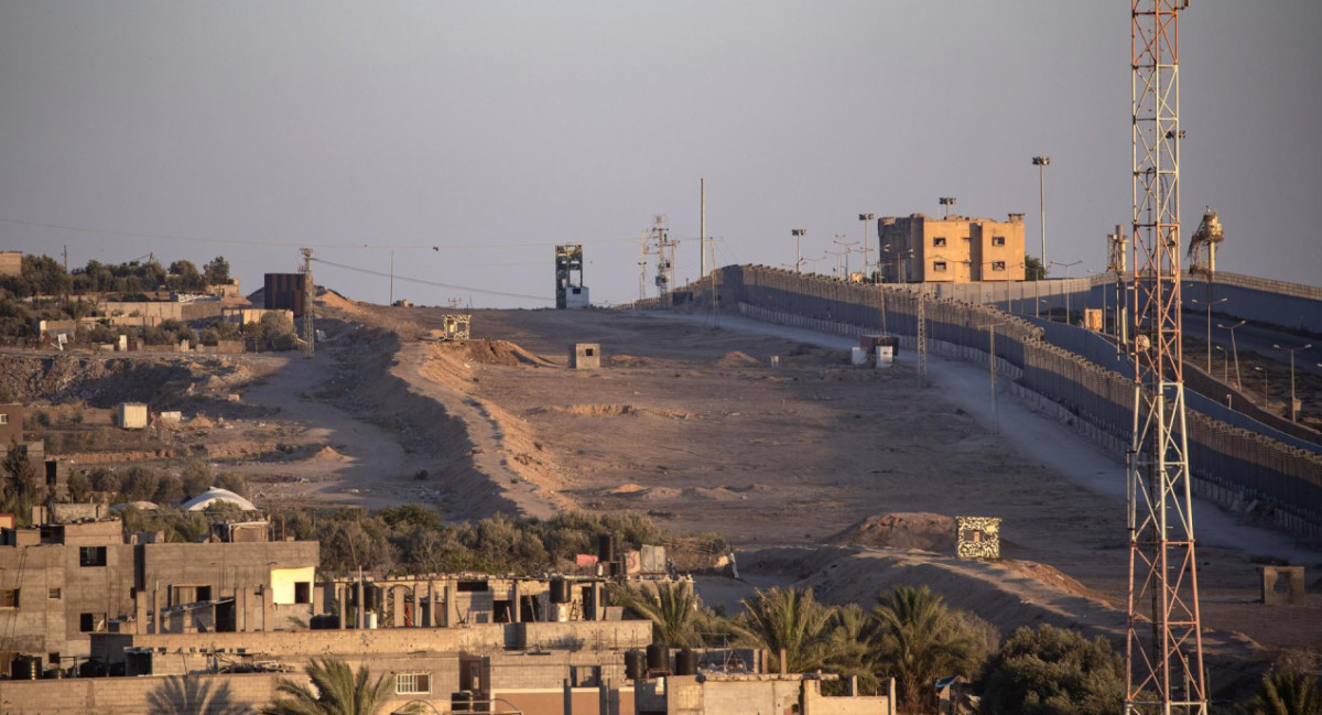 Rafah; frontera entre Israel y Egipto. Foto: EFE.