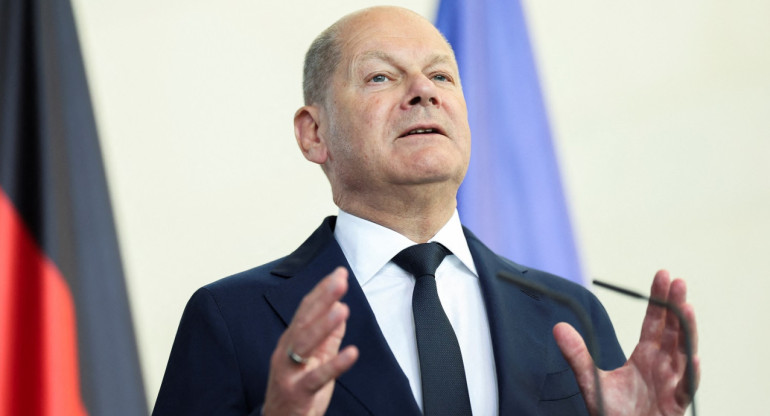 Olaf Scholz, canciller de Alemania. Foto: Reuters.