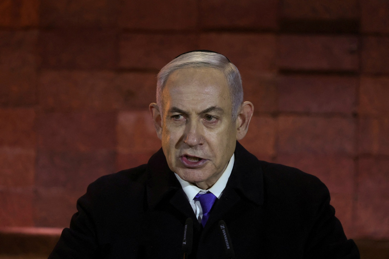 Benjamin Netanyahu, primer ministro de Israel. Foto: Reuters